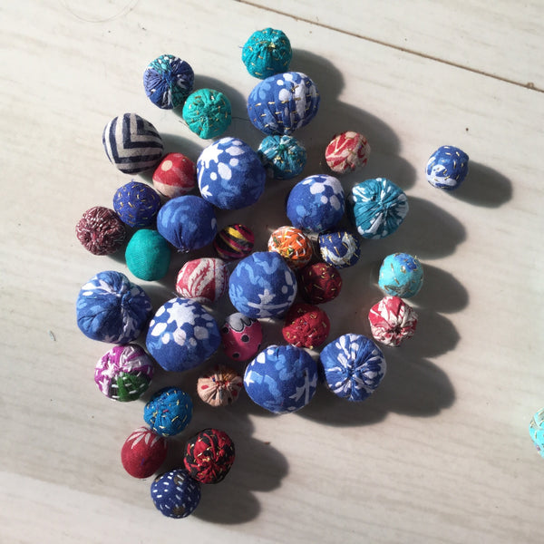 How to Make Fabric Beads
