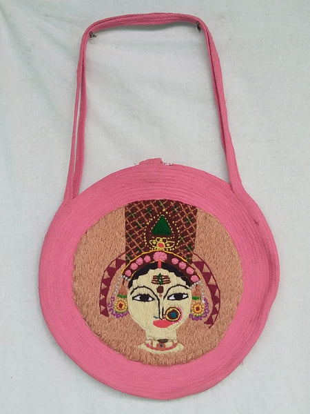 Varalakshmi Pooja Return Gifts | Devi Print Jute Bag | Jute bags, Bags, Jute