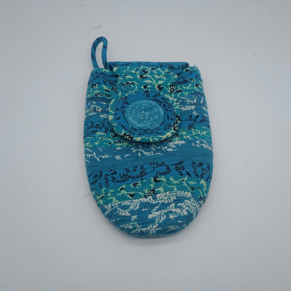 Phone Pouch-Coiled Fabric,  Medium or Large